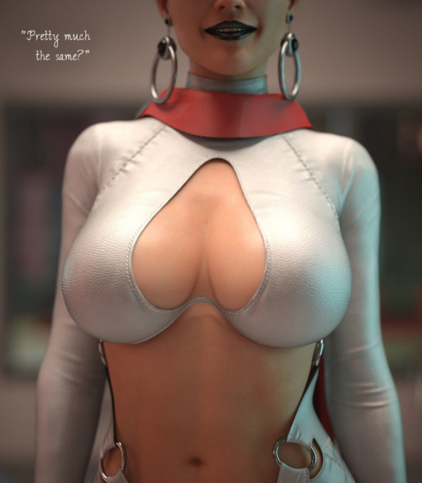 Dashole - A Date With . . . POWER GIRL 3D Porn Comic