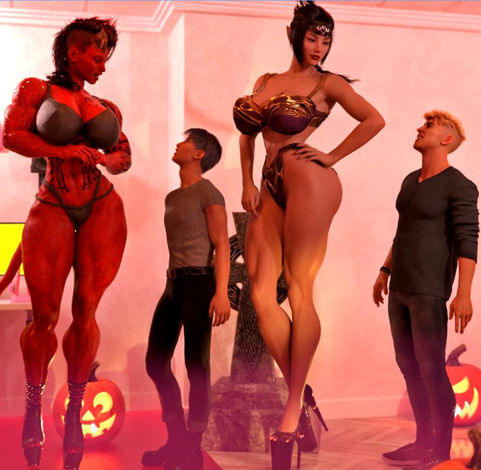 TetsuGTS - Halloween 2023 3D Porn Comic