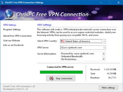 ChrisPC Free VPN Connection  4.10.26