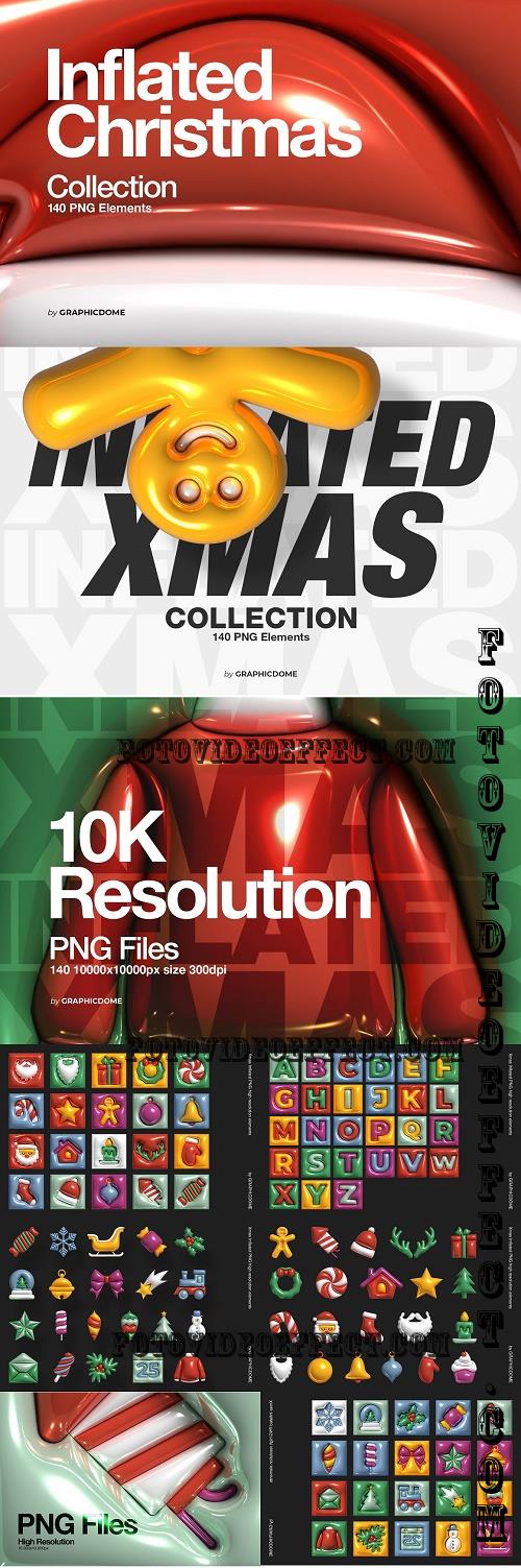 Inflated Xmas 140 PNG Elements - 42231531