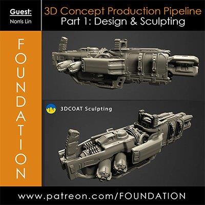 Gumroad - 3D Concept Production  Pipeline, Part 1: Design & Sculpting Ef0a60625f822006ca764bc960ae611e
