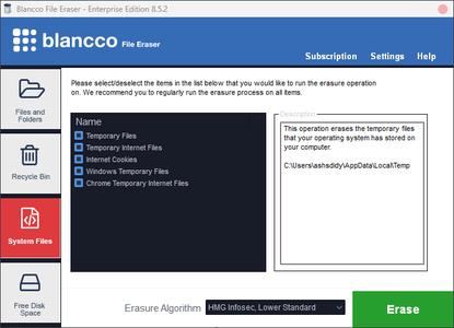 Blancco File Eraser Enterprise 8.5.2