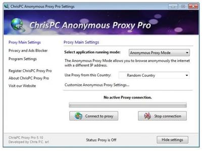 ChrisPC Anonymous Proxy Pro 9.23.1005 Portable