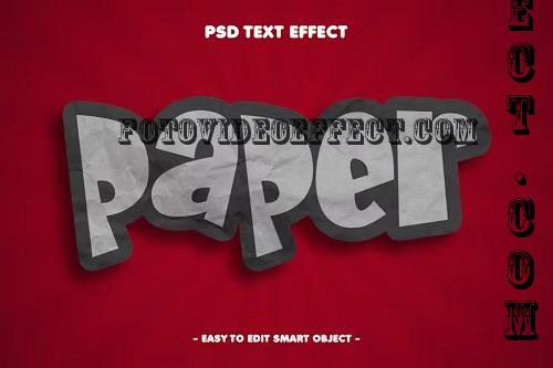 Paper PSD Layer Style Text Effect - Z3CBZTU