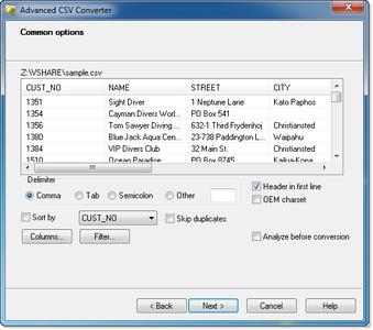 Advanced CSV Converter 7.45