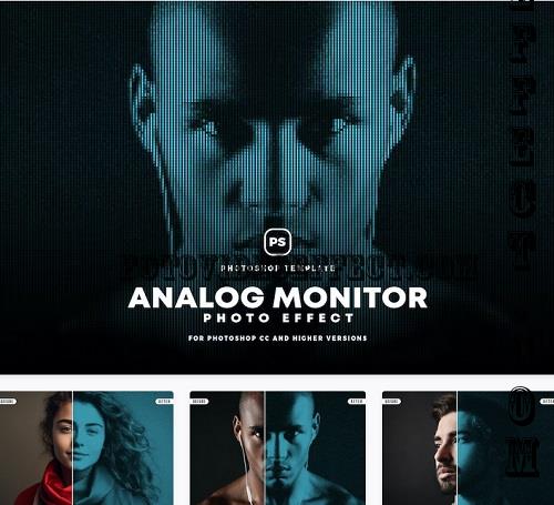 Analog Monitor Photo Effect - TS8DXH7