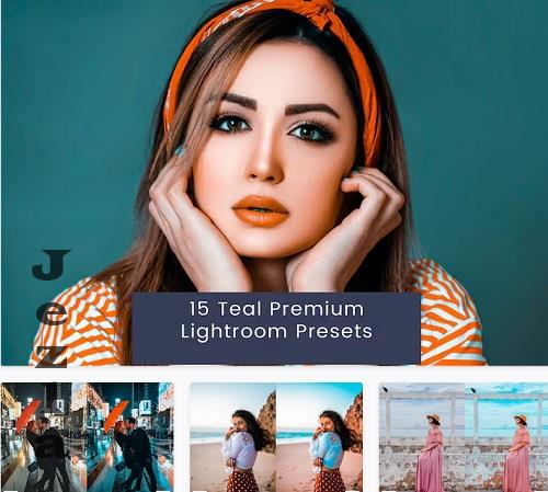 15 Teal Premium Lightroom Presets - 8T8AXR2