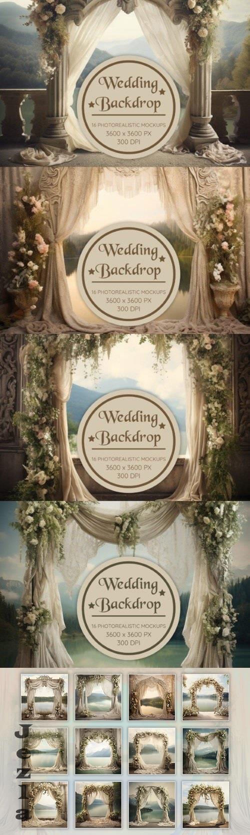 Wedding Backdrop Fairy-Tale Inspired - 91565322