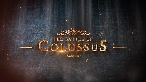 Videohive - Battle Of Colossus - The Epic Opener 23306955