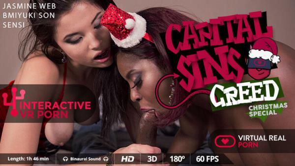 Capital sins: Greed – Christmas Special: Jasmine Webb, Miyuki Son [VirtualRealporn] (FullHD 1080p)