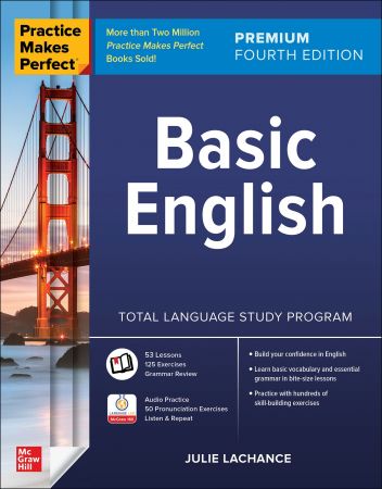 Basic English (Practice Makes Perfect), 4th Premium Edition (True EPUB)