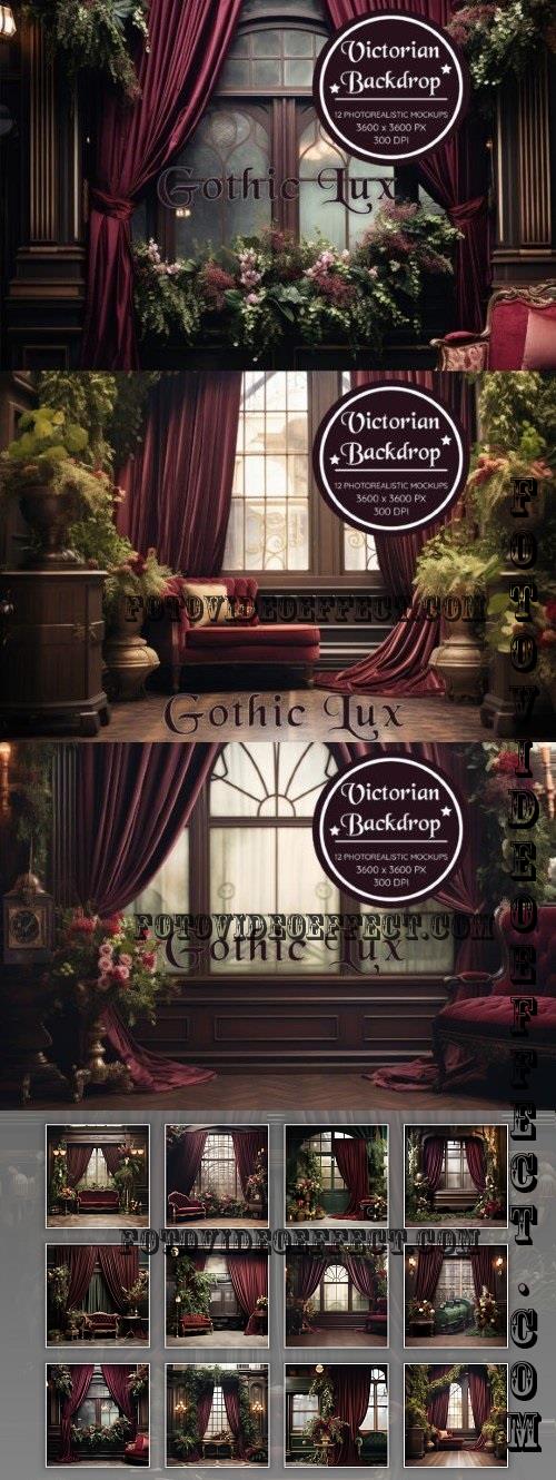 Victorian Backdrop | Gothic Luxury in Photorealism - 2894946