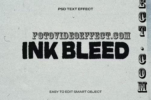 Ink Bleed Text Effect - XMQQ94L