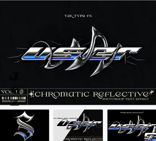 Y2K Glossy Chrome High Reflective Type FX - C56D5KY