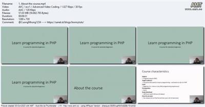 Learn programming in PHP - a course for absolute  beginners 35ec0a17c89ad32e43816d516f658250