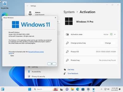Windows 11 Pro 22H2 Build 22631.2506 (No TPM Required) Preactivated Multilingual (x64)