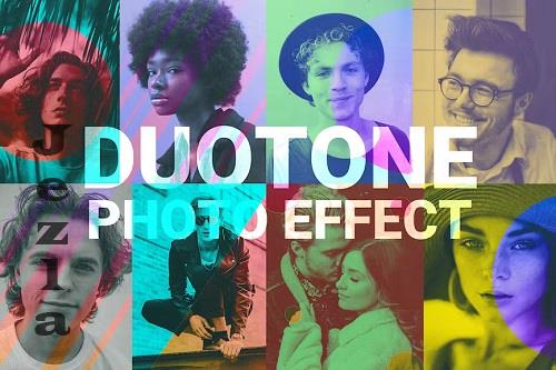 Duotone Photo Effect PSD Template - NCADGTL