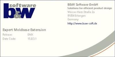 BUW EMX (Expert Moldbase Extentions) 16.0.2.1 for Creo  10.0.2+ 447552e4cbae435145f47aa53aae61e5