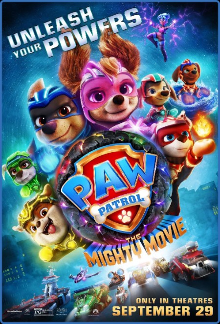 PAW Patrol The Mighty Movie (2023) 1080p 10BIT WEB-HD x265 640 KBPS HINDI ENGLISH ...