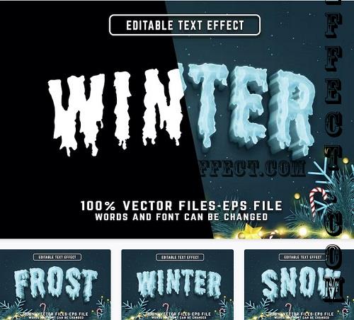 Winter Editable Text Effect - Z47DQZW