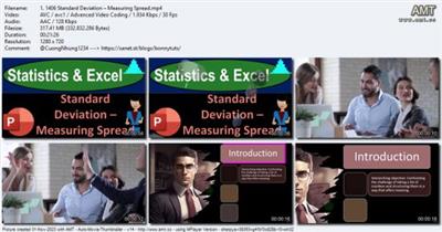 Statistics & Excel #2-Standard  Deviation & Variance-Spread Bbe871605ecd05e1dbbf695d7fcaba38