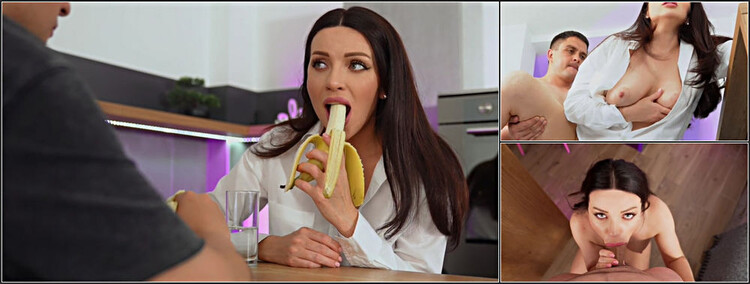 ModelsPorn: Luna Roul - Hot MILF Showed How To Eat a Banana [FullHD 1080p]