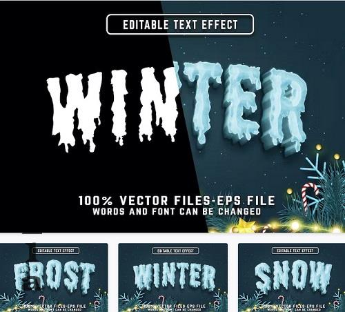 Winter Editable Text Effect - Z47DQZW