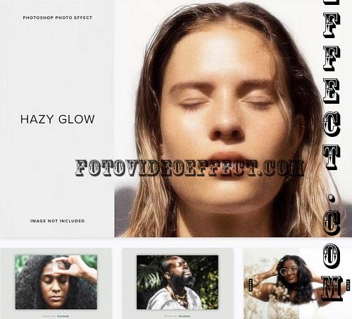 Hazy Glow PSD Photo Effect - C6ZZQGK