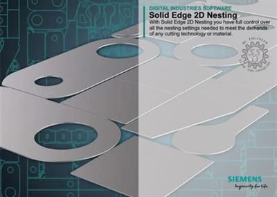 Siemens Solid Edge 2024.2310 2D Nesting Win x64