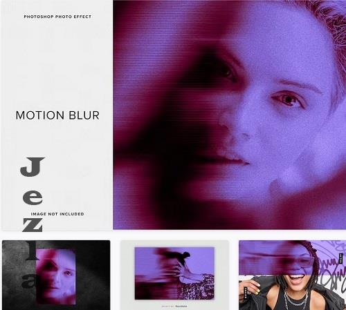 Motion Blur PSD Photo Effect - PEA86PA