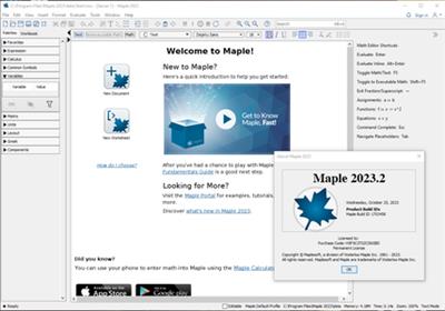 Maplesoft Maple 2023.2 (Windows & Linux)