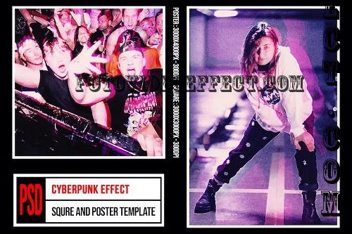 Square & Poster - Cyberpunk Effects - GST6LPX