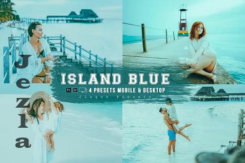 Island Blue 4 Lightroom Presets Mobile & Desktop - CAZBW36