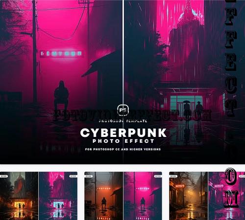 Cyberpunk Photo Effect - 9VUN2QT