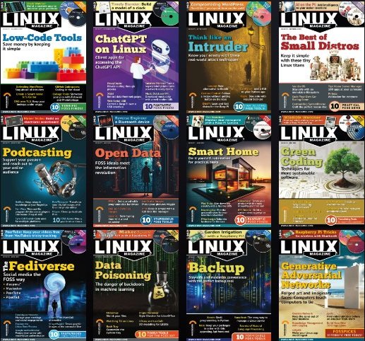Linux Magazine - 2023 Full Year Collection