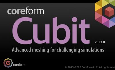 Coreform Cubit 2023.11.0  (x64) 3a92a782363dd6b7517a3a7becc10505