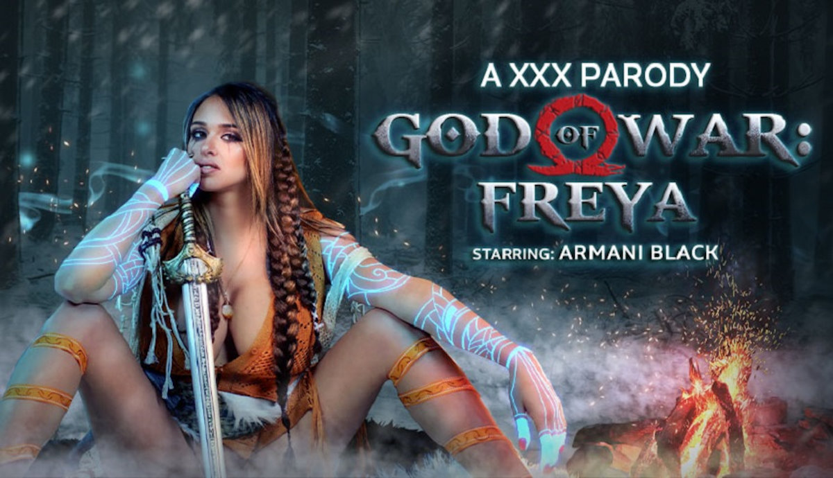 [VRConk.com] Armani Black - God of War: Freya (VR - 12.57 GB