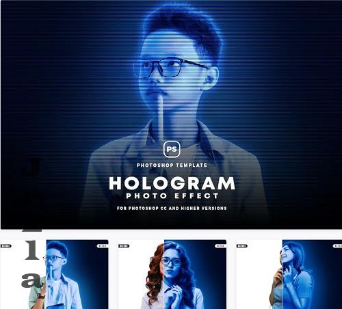 Hologram Photo Effect - 879FW9D