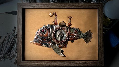 Punk Style Fish Shaped Submarine