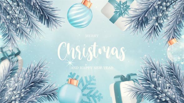 Videohive - Merry Christmas Intro And Happy New Year Opener 41941521