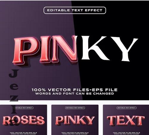 Pinky Editable Text Effect - STLUD7V