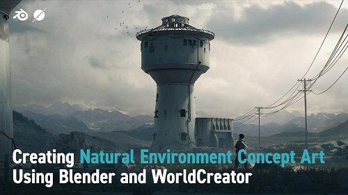 Wingfox – Creating Natural Environment Concept Art Using Blender and World Creator