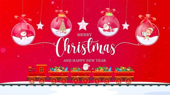 Videohive - Christmas And Happy New Year Intro 42354433