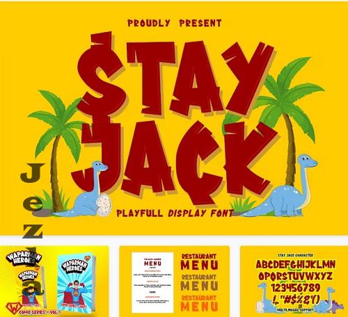 Stay Jack - Playful Display Font - VJQKC9S
