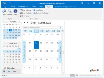 gSyncit for Microsoft Outlook 5.6.76