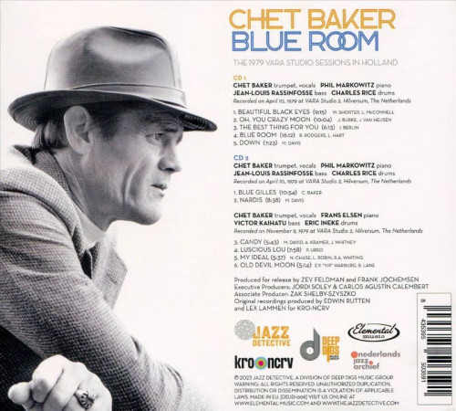 Chet Baker - Blue Room; The 1979 Vara Studio Sessions in Holland (2023)2CD  Lossless