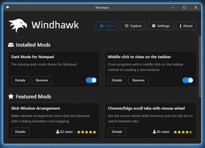 Windhawk  v1.4.0