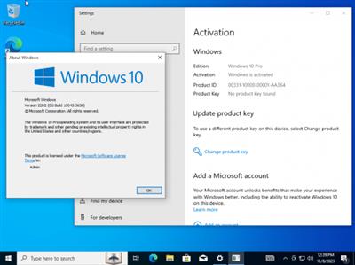Windows 10 Pro 22H2 build 19045.3636 With Office 2021 Pro Plus Multilingual  Preactivated