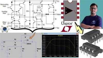 Integrated Circuits: Learn Operational Amplifiers on  LTSpice 89b07873709d554d8503fd048d881d5a