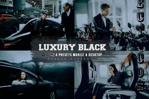Black Luxury Lightroom Presets Mobile & Desktop - G3T4ALN